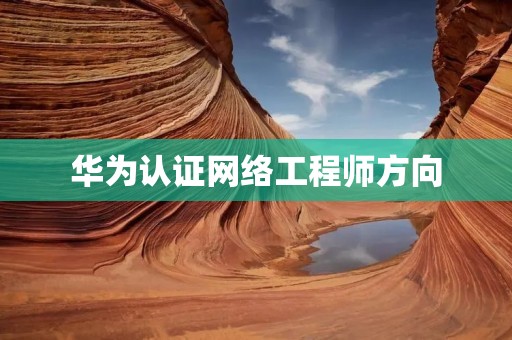 华为认证网络工程师方向:打造网络工程师的职业梦想