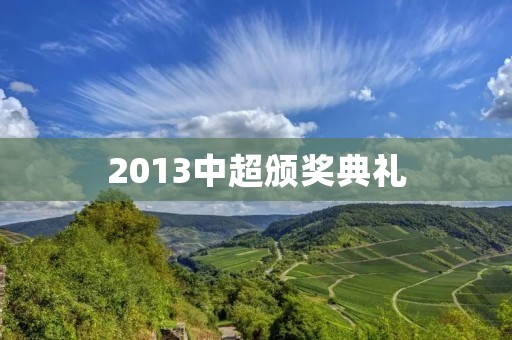 2013中超颁奖典礼:广州恒大再次夺冠 2013中超颁奖典礼:广州恒大再次夺冠