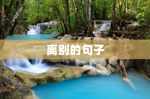 离别的句子