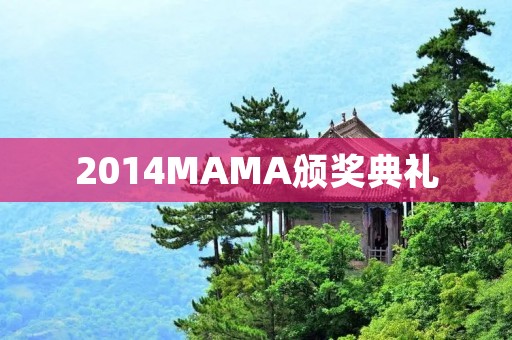 2014MAMA颁奖典礼:亚洲音乐盛典的狂欢之夜 2014MAMA颁奖典礼:亚洲音乐盛典的狂欢之夜