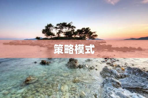 策略模式:设计出高效的灵活性 策略模式:设计出高效的灵活性