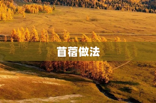 苜蓿做法:教你如何制作美味营养的苜蓿菜 苜蓿做法:教你如何制作美味营养的苜蓿菜