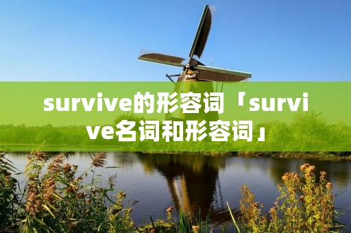 survive的形容词「survive名词和形容词」