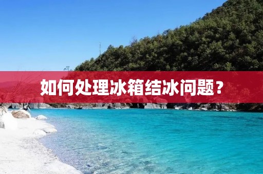如何处理冰箱结冰问题？