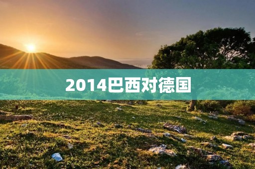 2014巴西对德国:足坛历史上最惨痛的失利之一 2014巴西对德国:足坛历史上最惨痛的失利之一