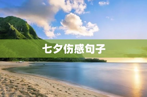 七夕伤感句子:寂寞的七夕,空留相思