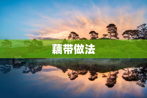 藕带做法:简单易学的家常美食 藕带做法:简单易学的家常美食