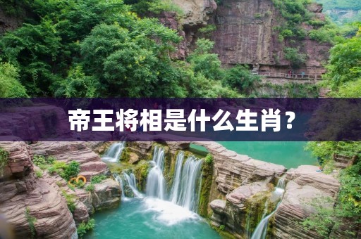 帝王将相是什么生肖？
