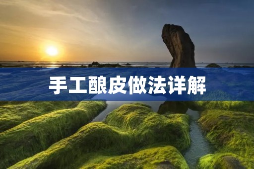 手工酿皮做法详解 手工酿皮做法详解