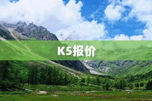 K5报价：2021年最新K5车型价格及配置详解