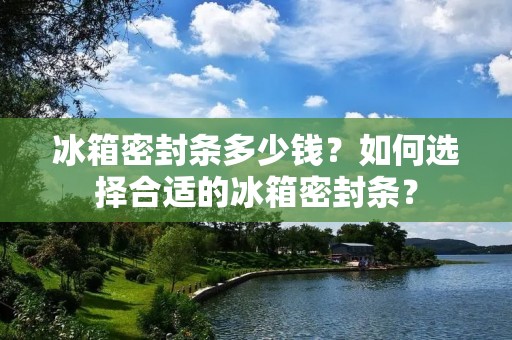 冰箱密封条多少钱?如何选择合适的冰箱密封条? 冰箱密封条多少钱?如何选择合适的冰箱密封条?