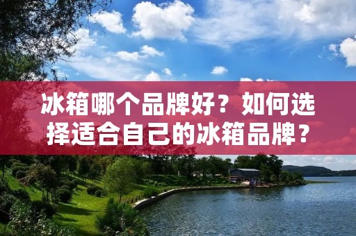 冰箱哪个品牌好?如何选择适合自己的冰箱品牌? 冰箱哪个品牌好?如何选择适合自己的冰箱品牌?