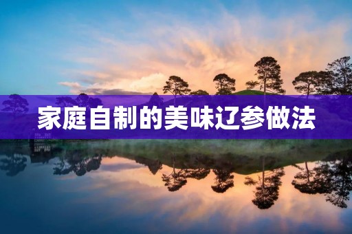 家庭自制的美味辽参做法 家庭自制的美味辽参做法