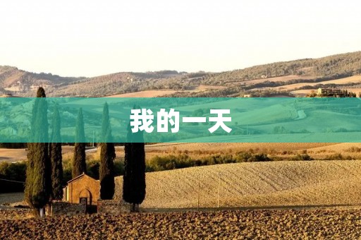 我的一天 我的一天