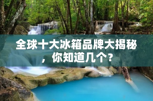 全球十大冰箱品牌大揭秘，你知道几个？