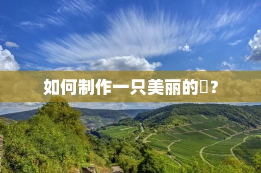 如何制作一只美丽的籺？