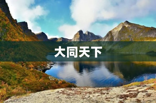 大同天下：实现人类和谐共处的理念