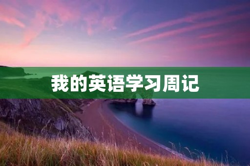 我的英语学习周记 我的英语学习周记