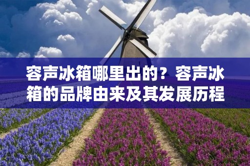容声冰箱哪里出的?容声冰箱的品牌由来及其发展历程 容声冰箱哪里出的?容声冰箱的品牌由来及其发展历程