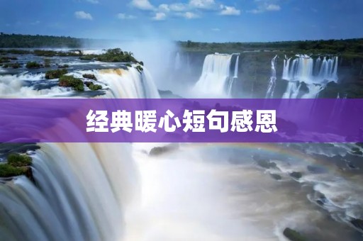 经典暖心短句感恩