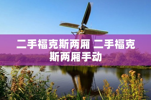 二手福克斯两厢 二手福克斯两厢手动