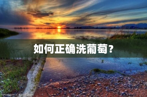 如何正确洗葡萄? 如何正确洗葡萄?