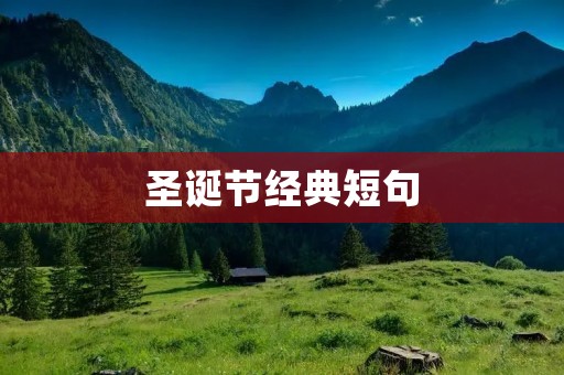 圣诞节经典短句