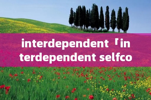 interdependent「interdependent selfconstrual」 interdependent「interdependent selfconstrual」