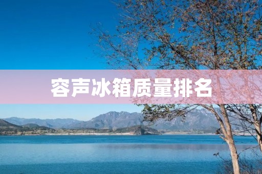 容声冰箱质量排名：哪些型号值得购买？