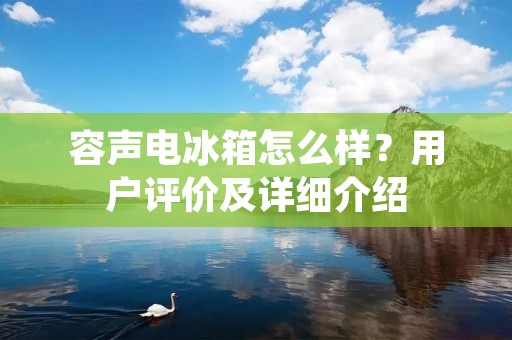 容声电冰箱怎么样?用户评价及详细介绍 容声电冰箱怎么样?用户评价及详细介绍