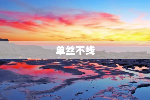 单丝不线：新时代的发展趋势