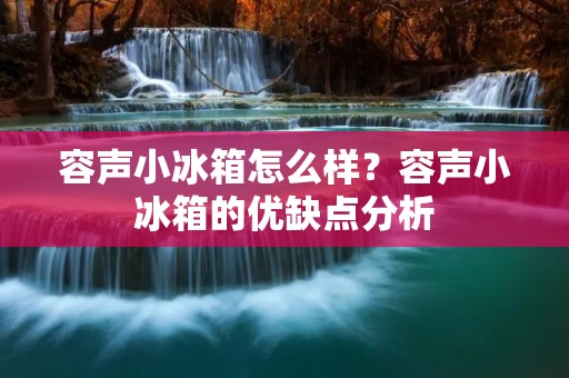 容声小冰箱怎么样?容声小冰箱的优缺点分析 容声小冰箱怎么样?容声小冰箱的优缺点分析