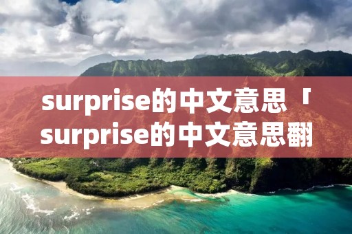 surprise的中文意思「surprise的中文意思翻译」