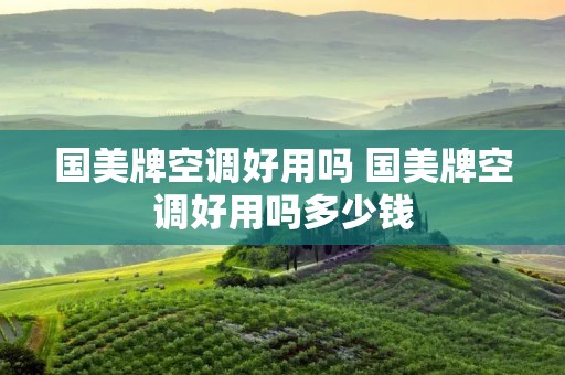国美牌空调好用吗 国美牌空调好用吗多少钱