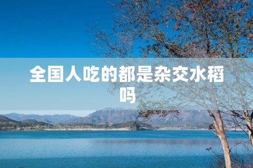 全国人吃的都是杂交水稻吗