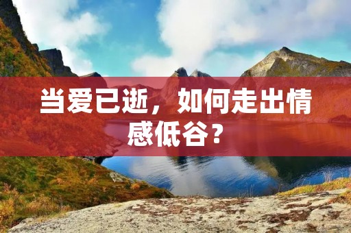 当爱已逝，如何走出情感低谷？