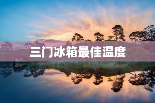 三门冰箱最佳温度