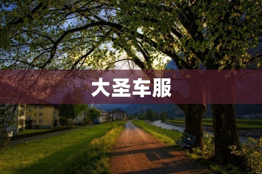 大圣车服:为您的汽车提供全方位的保养服务 大圣车服:为您的汽车提供全方位的保养服务