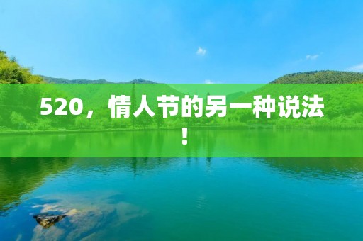 520,情人节的另一种说法!