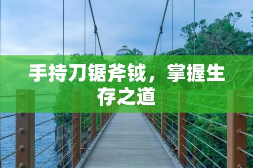 手持刀锯斧钺，掌握生存之道