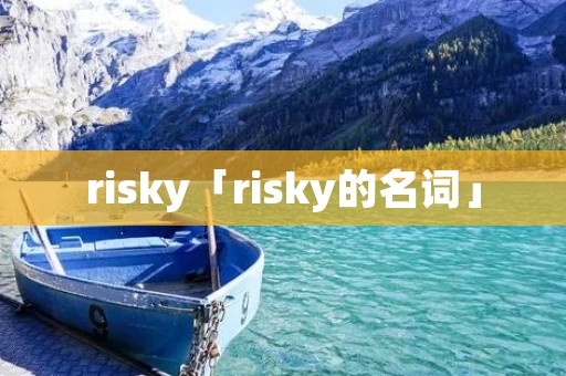 risky「risky的名词」 risky「risky的名词」