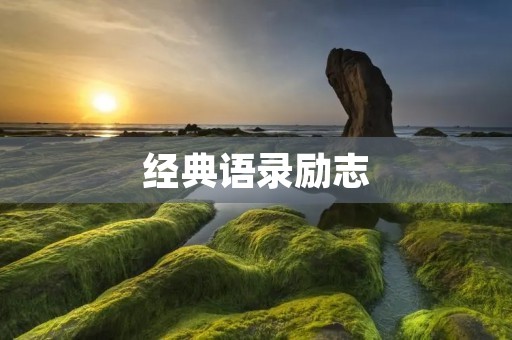 经典语录励志:激励你迈向成功的力量 经典语录励志:激励你迈向成功的力量
