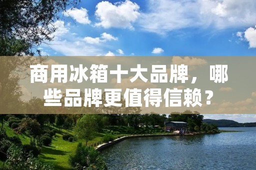 商用冰箱十大品牌,哪些品牌更值得信赖? 商用冰箱十大品牌,哪些品牌更值得信赖?