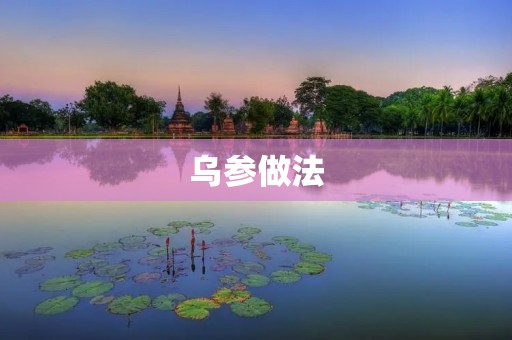 乌参做法:教你如何制作营养丰富的乌参菜肴 乌参做法:教你如何制作营养丰富的乌参菜肴