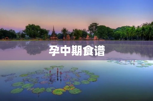孕中期食谱:让你和宝宝健康成长 孕中期食谱:让你和宝宝健康成长
