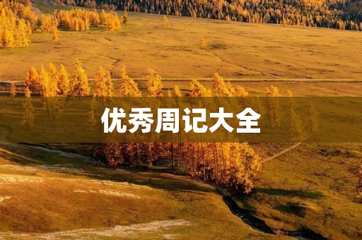 优秀周记大全：如何写一篇优秀的周记