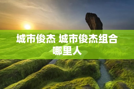 城市俊杰 城市俊杰组合哪里人