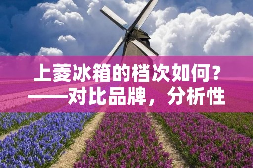 上菱冰箱的档次如何？——对比品牌，分析性价比