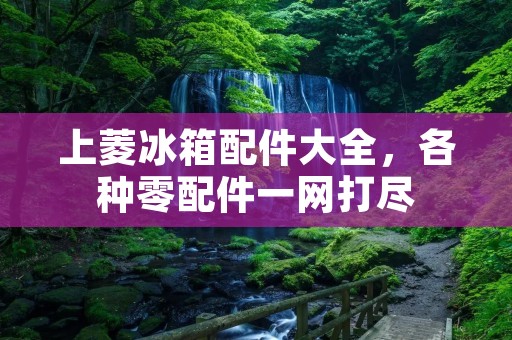 上菱冰箱配件大全，各种零配件一网打尽