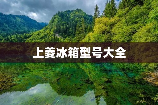 上菱冰箱型号大全